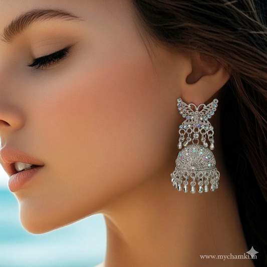 “Love Spark” Combo – 5 Pair Earrings with Free Silver Bow Ring & Personalized Handwritten Love Note | Perfect Gift for Her