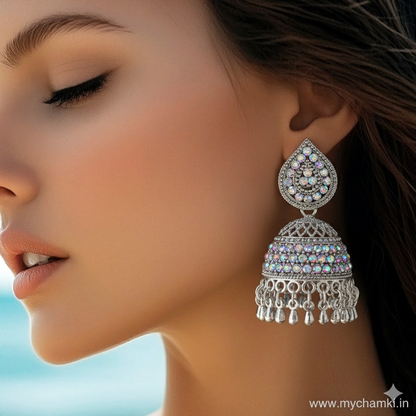 “Love Spark” Combo – 5 Pair Earrings with Free Silver Bow Ring & Personalized Handwritten Love Note | Perfect Gift for Her