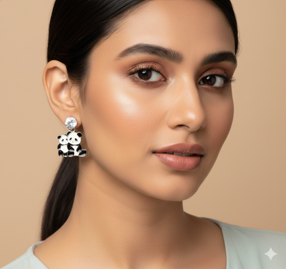 Chamki Love Spark Combo - 4 Korean Stud Earrings with Ring & Love Letter Gift for Her