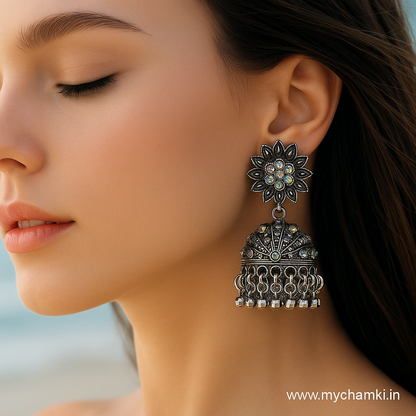 “Love Spark” Combo – 5 Pair Earrings with Free Silver Bow Ring & Personalized Handwritten Love Note | Perfect Gift for Her